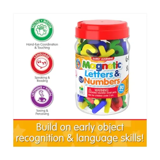 Early Learning - Magnetic Letters & Numbers {5}