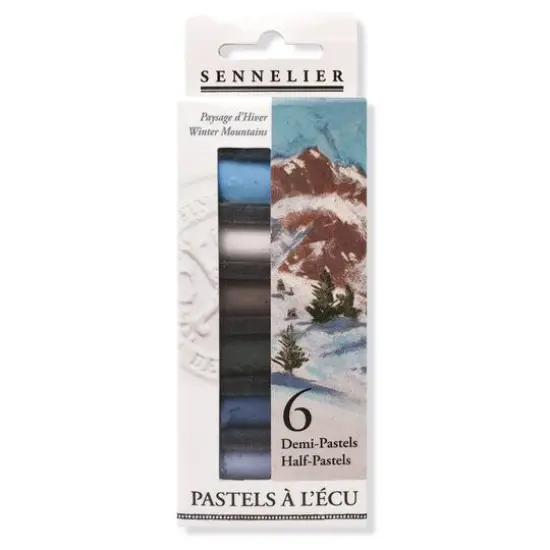 Sennelier Winter Extra-Soft Half-Pastel Set, 6ct. {1}