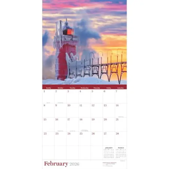 2026 Lighthouses Wall Calendar {3}