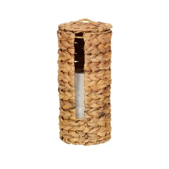 Household Essentials Wicker Toilet Paper Roll Holder {5}