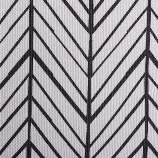 DII&reg; 11" Polyester Herringbone Storage Bin Off White {6}