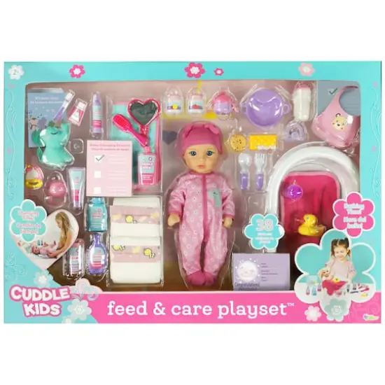 Little Darlings Baby Doll Feed & Care Deluxe Playset {3}