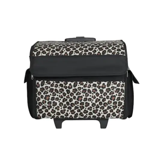 Everything Mary Leopard Sewing Machine Tote {3}