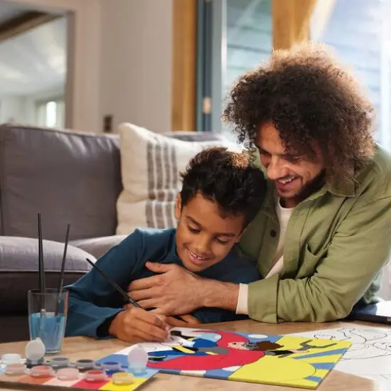 Arteza&reg; Kids Superheroes Paint by Numbers Kit, 35 pcs {8}