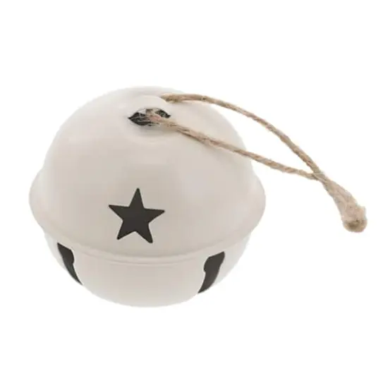 Haute Decor 12ct. 2" Jingle Bell Ball Ornaments Ivory {4}