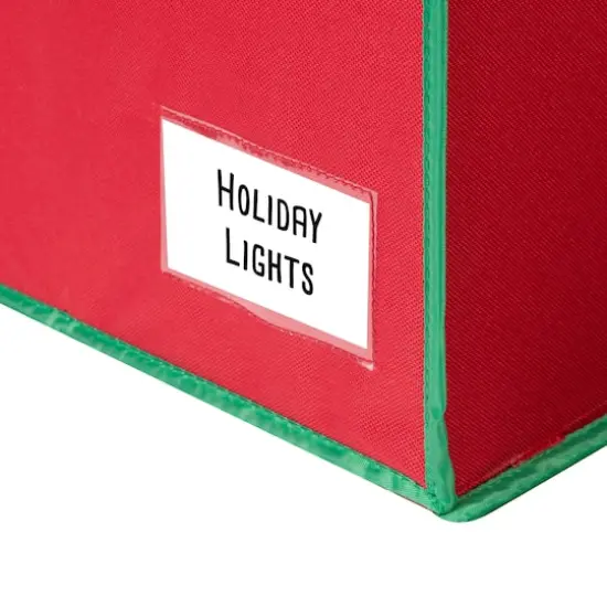 Honey Can Do Red Holiday Light Storage Box {10}
