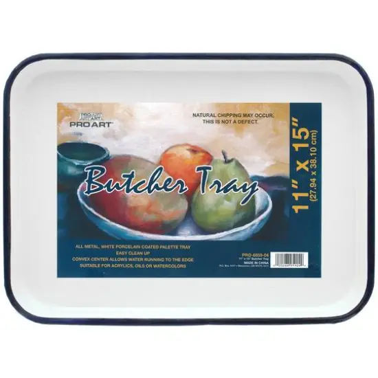 Pro Art&reg; Metal Butcher Tray Palette {1}