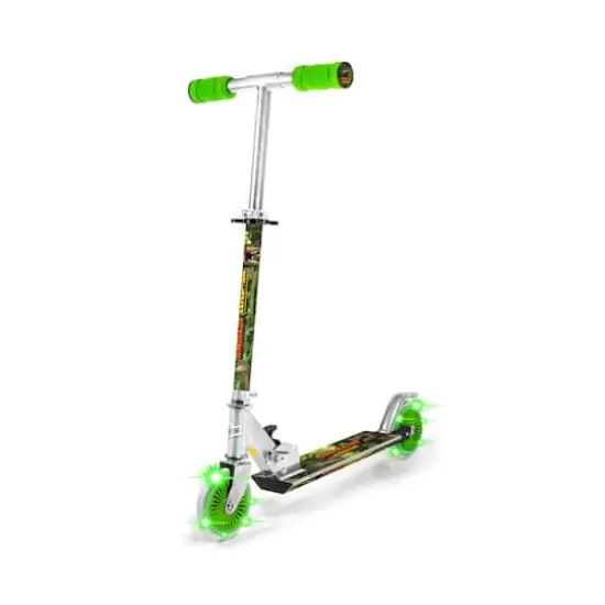 Dinosaur Folding Scooter With Flashing Wheels {1}