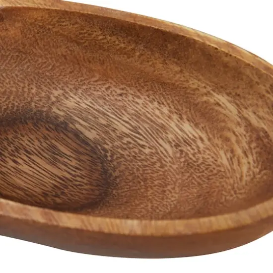 Hello Honey&reg; Natural Modern Acacia Wood Appetizer Bowl with 3 Compartments {5}