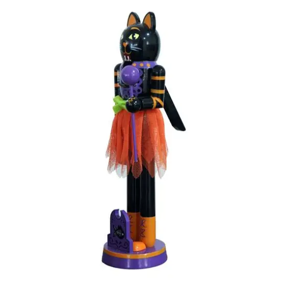 9.5" Black Cat Nutcracker by Ashland&reg; {3}