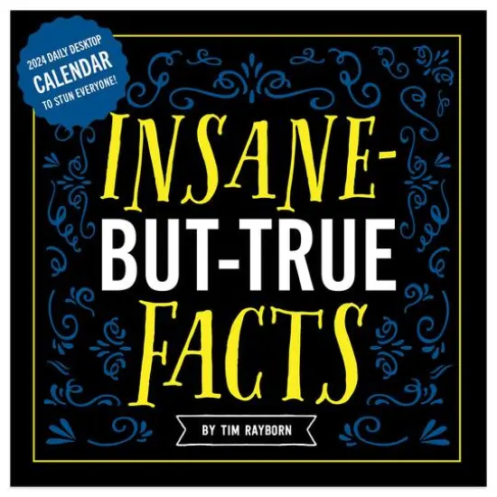 TF Publishing 2024 Insane But True Daily Desktop Calendar {5}