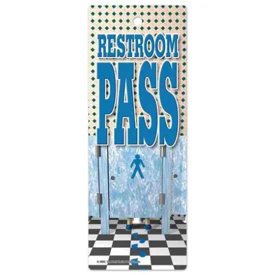 Boy Restroom Pass, 6 Pack {3}