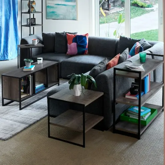 Household Essentials Jamestown 43" TV Stand Ashwood {5}