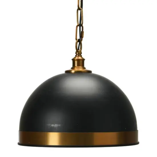 Hello Honey&reg; 5.9ft. Metal Ceiling Light Black and Bronze {5}