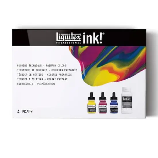 Liquitex&reg; Professional Primary Colors Pouring Technique Set {1}