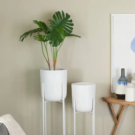 42" Brown Wood Modern Farmhouse Console Table {9}