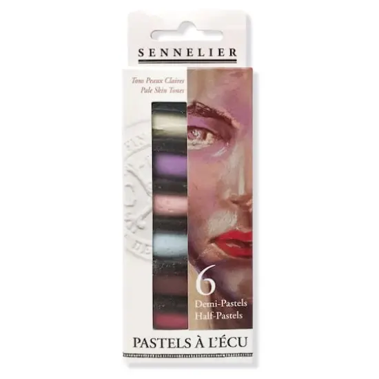 Sennelier Portrait Light Tones Extra-Soft Half-Pastel Set, 6ct. {1}