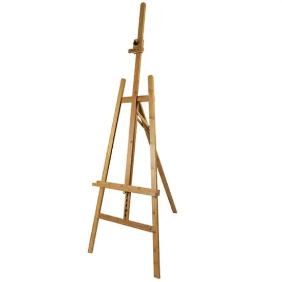 Pacific Arc A-Frame Bamboo Studio Easel {1}