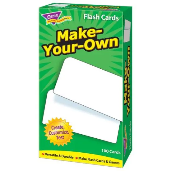 Trend Enterprises&reg; Make-Your-Own Skill Drill Flash Cards {6}