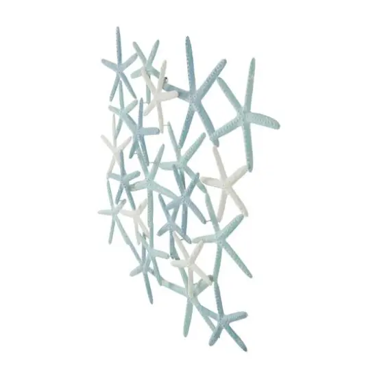 Light Blue Metal Overlapping Starfish Wall D&eacute;cor {6}