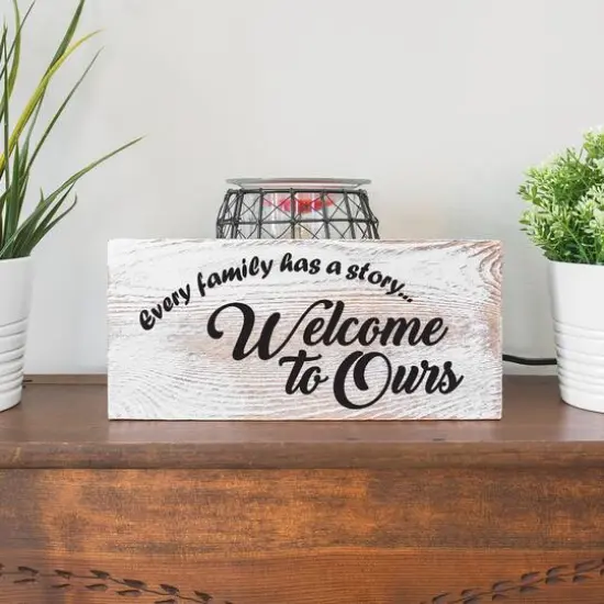 Leisure Arts&reg; Vinyl Every Family Has A Story Black Wall Decal {3}