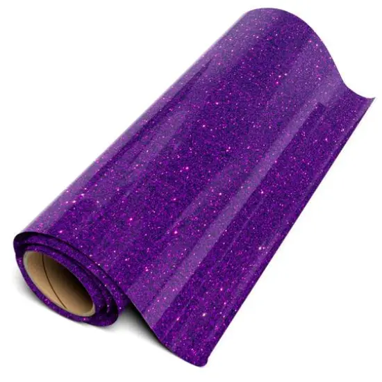 Siser&reg; Glitter Heat Transfer Vinyl, 5yd. Purple {1}