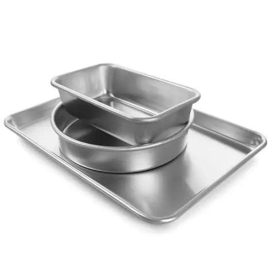 Martha Stewart 3 Piece Aluminum Assorted Bakeware Set {4}