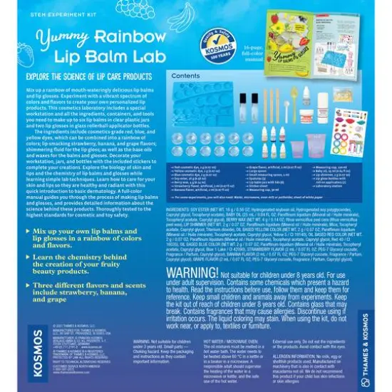 Thames & Kosmos Yummy Rainbow Lip Balm Lab {3}