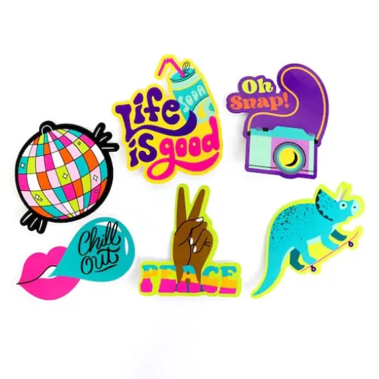 Groovy Dino Vinyl Die Cut Stickers by Recollections&trade; {5}
