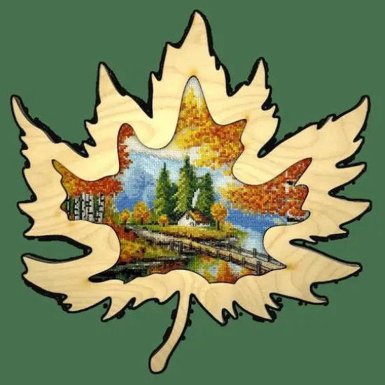 Abris Art Autumn Breath with Frame Counted Cross Stitch Kit {1}