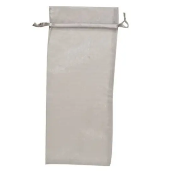 JAM Paper Sheer Wine Bags, 12ct. Silver {1}