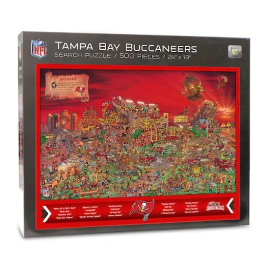Joe Journeyman NFL 500 Piece Jigsaw Puzzle Tampa Bay Buccaneers {1}