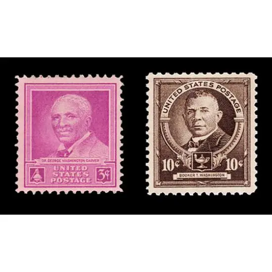 Black History Carver and Washington Coin and Stamp Set {4}