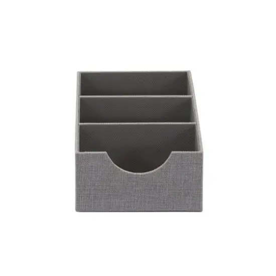 Household Essentials 3-Compartment Drawer Organizer Gray {12}