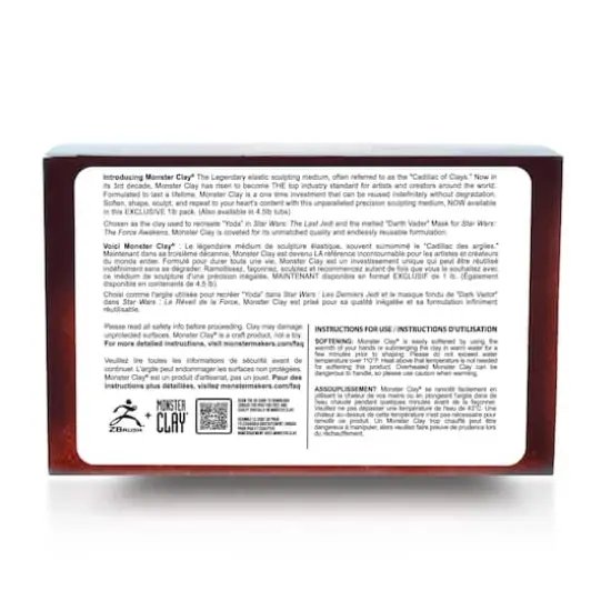 Monster Clay&reg; 3lb. Medium Brown Elastic Clay {6}