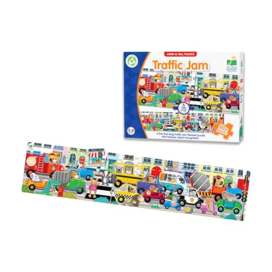 Long & Tall Puzzle - Traffic Jam: 50+ Pcs {4}