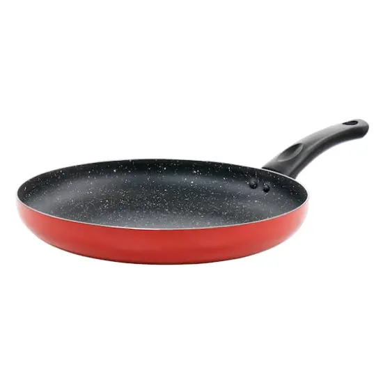 Oster Luneta 11.5" Red Aluminum Nonstick Frying Pan {1}