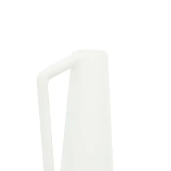 CosmoLiving by Cosmopolitan Set of 3 White Ceramic Modern Vase, 17", 16", 16" {6}