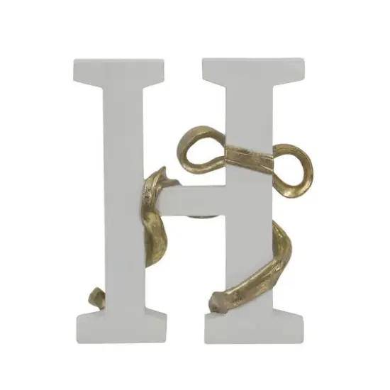 8.25" Gold Bow Monogram Letter by Ashland&reg; H {3}