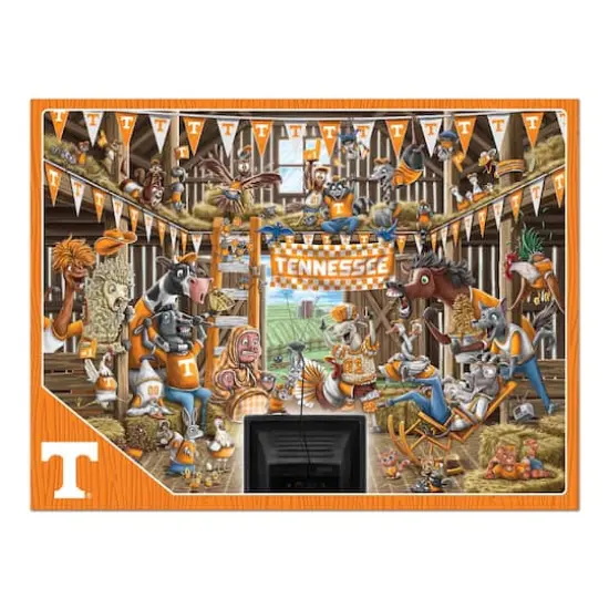 College Barnyard Fans 500 Piece Puzzle Tennessee Volunteers {5}