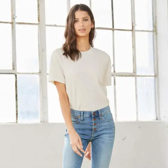 BELLA+CANVAS&reg; Adult Unisex T-Shirt Vintage White {5}