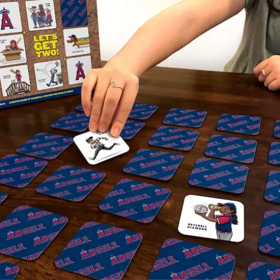Major League Baseball Licensed Memory Match Game Los Angeles Angels {6}