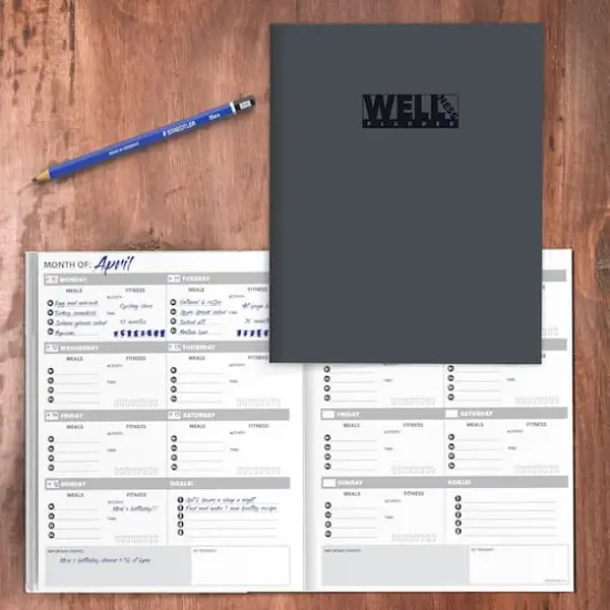 TF Publishing Large Undated Wellness Planner {4}