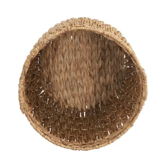 Household Essentials Tall Hyacinth Wicker Floor Basket {7}
