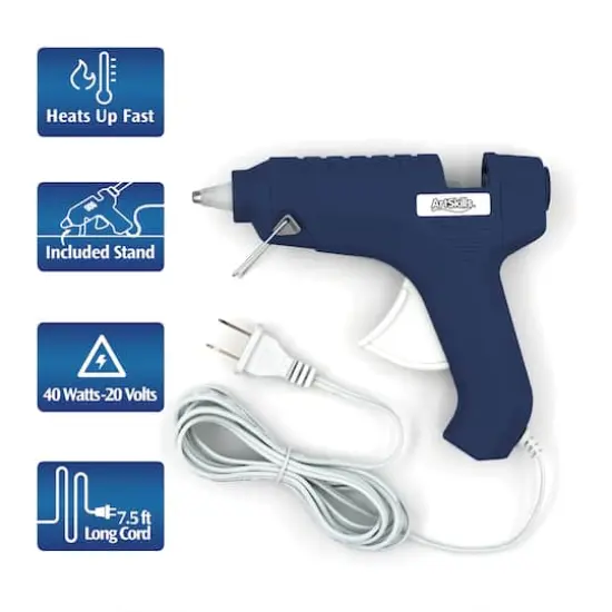 ArtSkills&reg; Full Size Glue Gun & Glue Stick Set with Silicone Mat {3}