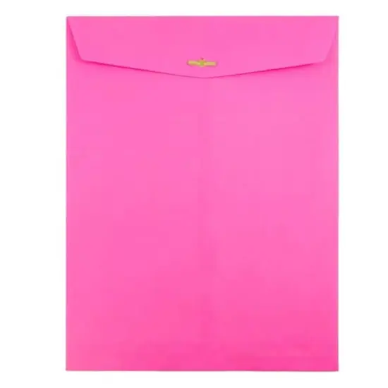 JAM Paper 10" x 13" Colored Open End Catalog Envelopes, 25ct. Hot Pink {4}