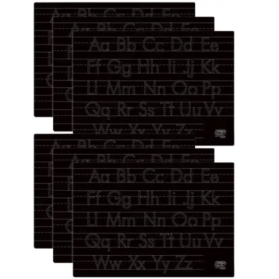 The Pencil Grip 2-Sided Letters Activity Playmats, 6ct. {1}