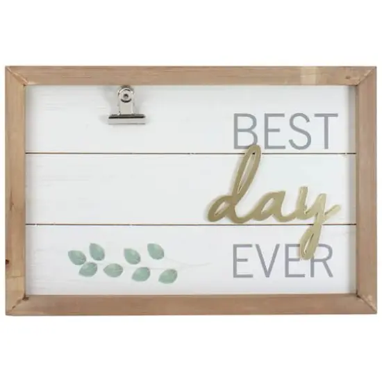 Framed Best Day Ever with Photo Clip D&eacute;cor {1}