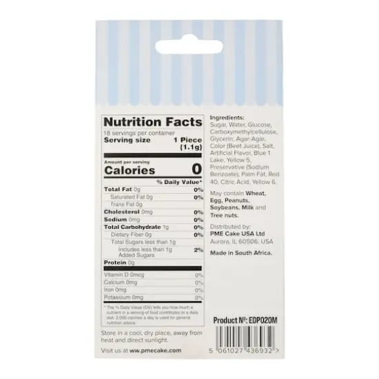 PME Cake Sweet Street&reg; Rainbow Hearts Icing Decorations {6}