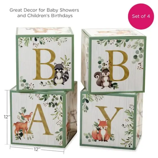 Kate Aspen&reg; Woodland Baby Block Box Set {8}